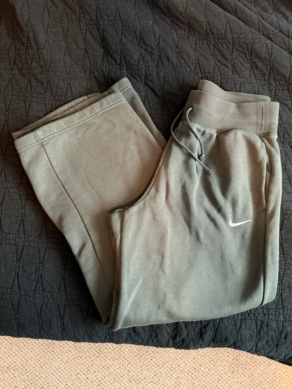 Nike Phoenix Green Sweats with Classic Swoosh Tag
